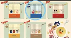 mojojojo アクリルチャームつき巾着　Blueねこ