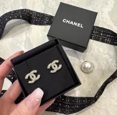 CHANEL ココマークパールピアス　ゴールド 片耳