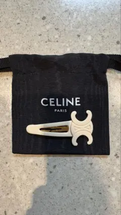CELINE ラージ スナップ ヘアクリップ / アセテート & スチール - メルカリ