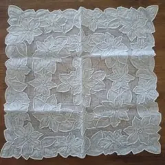 スワトウ ハンカチ 伝統工芸 希少 手刺繍 ヴィンテージ 汕頭