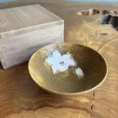 陶あん 京焼 清水焼 色絵付け アヤメ 花菖蒲 茶飲み碗 中国茶 酒器 盃