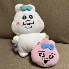 オパンチュウサギ ぬいぐるみ、コインケース2点セット