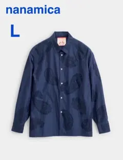 【新品】nanamica A KIND OF GUISEペイズリー長袖シャツ Lのサムネイル