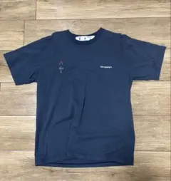 OFF-WHITE Tシャツ ネイビー ジョーダン