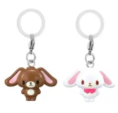 サンリオ めじるしアクセサリー シュガーバニーズ Part2 しろうさ くろうさ