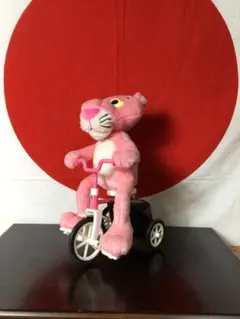 ビンテージ　ピンクパンサー ぬいぐるみ 三輪車