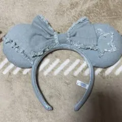 ディズニー カチューシャ デニム ミニー