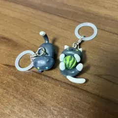 ねこあつめ2 めじるしアクセサリー　ガチャ　おっどさん　くつしたさん