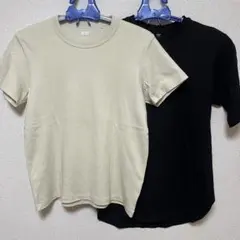 美品 ユニクロ 2枚セット 半袖Tシャツ レディース L/M まとめ売り