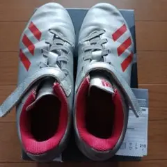 adidas　サッカートレーニングシューズジュニア　EF9127　シルバー　21