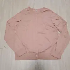 UVカットクルーネックカーディガン　ユニクロ