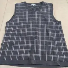 Paul Smith　ポールスミス 　ニットベストグレー/フMサイズ