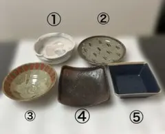 茶道具　菓子器　5点セット