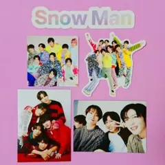 POTATO メッセージカード 他【Snow Man】目黒蓮＆渡辺翔太＆向井康二