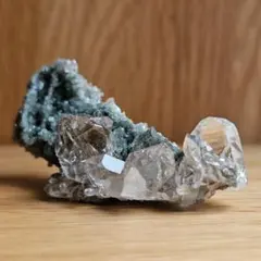 一点品】中国湖南省郴州市東坡鉱山産のフローライト 結晶標本 チョコ