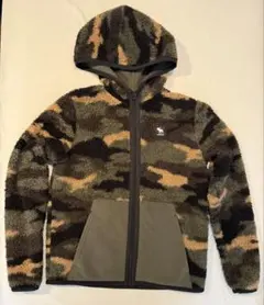 abercrombie kids フリースジャケット 11/12 迷彩柄