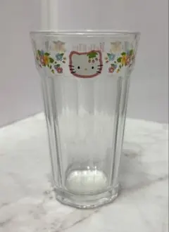 ハローキティ ガラス コップ 平成レトロ - メルカリ