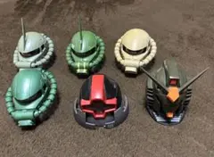 ザクヘッド ザク ドム ガンダム 6種 カプセルトイ