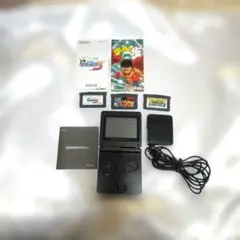美品ゲームボーイアドバンスSP ブラック 本体とソフト3本付き　動作確認済み