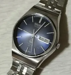 【動作品】SEIKO セイコー TYPE II タイプ2 クォーツ式 ブルー