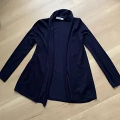 ［1回着用] ZARA ロングカーディガン ネイビー