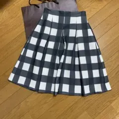 dazzlin ダズリン ギンガムチェック ボンディングスカート