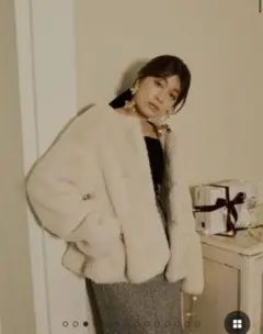 2026年最新】olu. フラッフィーフェイクファーコートの人気アイテム