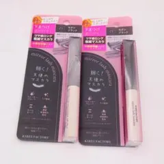 キレイファクトリー ミラーラッシュマスカラ 01 モダンブラック 2本のサムネイル