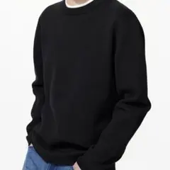 UNIQLO ウォッシャブルミラノリブクルーネックセーターのサムネイル