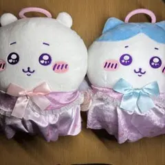 ちいかわ　てんしあくま　てんしなBIGぬいぐるみ ２つセットちいかわ　ハチワレ