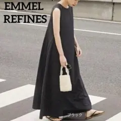 ロンハーマン ✨Vネック ロングドレス 黒 XS ノースリーブ 裏地なし