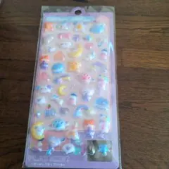 未使用カラフル 3D立体シール　ボンボンドロップシール　犬猫