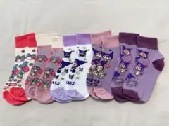 靴下　ソックス　サンリオ　クロミ　マイメロ　５点セット　１８㎝〜20㎝