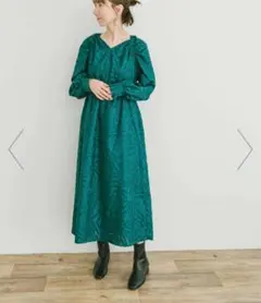 URBAN RESEARCH ジャガードワンピース