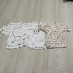 【美品】新生児　ベビー短肌着　50-60cm