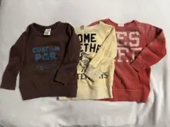 デニムダンガリー/Pony Go Round トレーナーセット 100cmサイズ