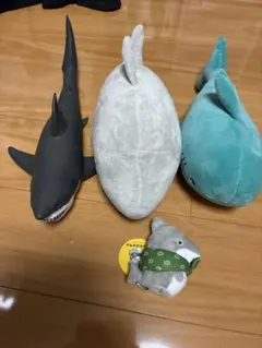 サメ ぬいぐるみ フィギュア 4点セット