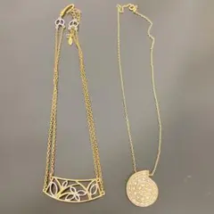GIVENCHY ネックレス& ヴィンテージ スパイラルストーンネックレス 2点