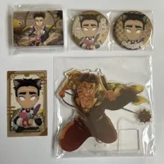 鬼滅の刃 悲鳴嶼行冥 ナンジャタウン缶バッジ クリアカード無限城アクリルスタンド