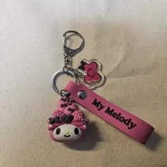 サンリオ　ハッピーくじ　マイメロ　クロミ　C賞　ラバーマスコット キーホルダー