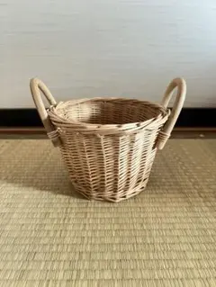 ラタン バスケットインテリア