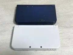 New ニンテンドー 3DS LL メタリックブルー パールホワイト ジャンク
