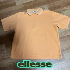 ellesse オレンジ 半袖 ポロシャツ Mサイズ