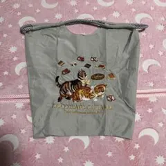 Caffarel 猫の刺繍 エコバッグ