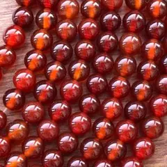 ７月の誕生石！カーネリアン 連売り１連1800円！期間限定出品！