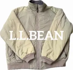 n*n様 LLBEAN エルエルビーン　ナイロンジャケット ベージュ ジップアッ