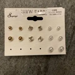 ファッション ピアスセット 14ペア