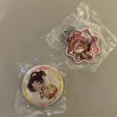 名探偵コナン　くら寿司　缶バッジ　キーホルダー　灰原哀　遠山和葉　2点セット
