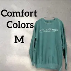 Comfort Colors【M】プリントスウェットグリーンカジュアルシンプルのサムネイル