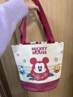 ディズニー　ミッキーマウス　トートバッグ　巾着